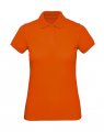 Dames Polo B&C Inspire PW440 Oranje